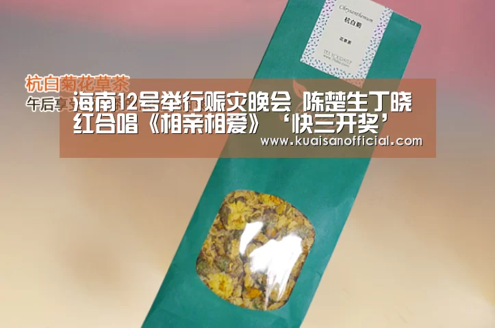 海南12号举行赈灾晚会 陈楚生丁晓红合唱《相亲相爱》‘快三开奖’(图2) 快三